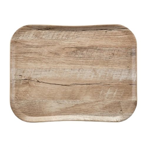 Cambro Polypropylene Rectangular Non-Slip Serving Tray 360 x 460 mm Brown Cambro Polypropylene Rectangular Non-Slip Serving Tray 360 x 460 mm Brown