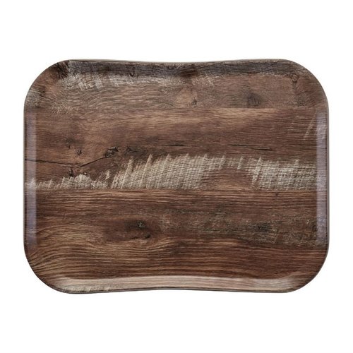Cambro Polypropylene Rectangular Non-Slip Serving Tray 360 x 460 mm Brown Cambro Polypropylene Rectangular Non-Slip Serving Tray 360 x 460 mm Brown