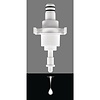 Jantex Automatic Liquid Hand Soap and Sanitiser Dispenser, 1 L, White Jantex Automatic Liquid Hand Soap and Sanitiser Dispenser, 1 L, White