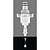 Jantex Automatic Liquid Hand Soap and Sanitiser Dispenser, 1 L, White