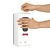 Jantex Automatic Spray Hand Soap and Sanitiser Dispenser, 1 L, White