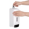 Jantex Manual Liquid Soap and Hand Sanitiser Dispenser, 1 L, White Jantex Manual Liquid Soap and Hand Sanitiser Dispenser, 1 L, White