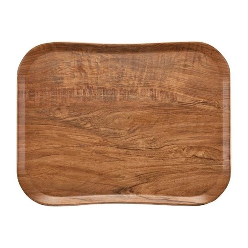 Cambro Polypropylene Rectangular Non-Slip Serving Tray 330 x 430 mm Brown Cambro Polypropylene Rectangular Non-Slip Serving Tray 330 x 430 mm Brown