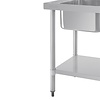 Vogue Double Sink Right Hand Drainer 1500mm Vogue Double Sink Right Hand Drainer 1500mm