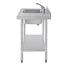 Vogue Single Sink Right Hand Drainer 1000mm