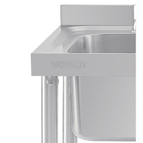 Vogue Single Sink Right Hand Drainer 1000mm Vogue Single Sink Right Hand Drainer 1000mm