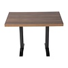 Bolero Pre-drilled Rectangular Table Top Rustic Oak 1100(W) x 700(D)mm Bolero Pre-drilled Rectangular Table Top Rustic Oak 1100(W) x 700(D)mm