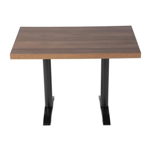 Bolero Pre-drilled Rectangular Table Top Rustic Oak 1100(W) x 700(D)mm Bolero Pre-drilled Rectangular Table Top Rustic Oak 1100(W) x 700(D)mm