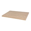 Bolero Prostokątny blat 1100x700 mm z nawierconymi otworami, jasne drewno