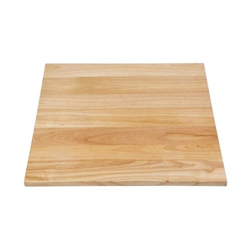 Bolero Pre-drilled Square Table Top Natural 700mm Bolero Pre-drilled Square Table Top Natural 700mm