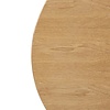 Bolero Okrągły blat z nawierconymi otworami w naturalnej okleinie jesionowej 600 mm