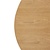 Bolero Okrągły blat z nawierconymi otworami w naturalnej okleinie jesionowej 600 mm