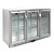 Polar Refrigeration  G-Series Back Bar Cooler with Hinged Doors Stainless Steel 330Ltr