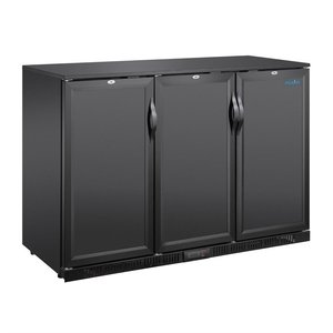 Polar Refrigeration  G-series 850mm Triple Door Back Bar Cooler Solid Door 320 Ltr