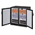 Polar Refrigeration  G-Series Back Bar Cooler with Solid Doors 208Ltr