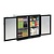 Polar Refrigeration  G-Series Back Bar Cooler with Solid Doors 208Ltr