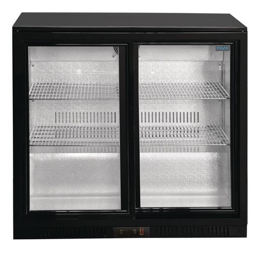 Polar Refrigeration  G-Series Back Bar Cooler with Sliding Doors 198Ltr Polar Refrigeration  G-Series Back Bar Cooler with Sliding Doors 198Ltr