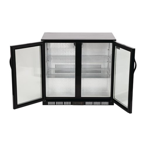 Polar Refrigeration  G-Series Back Bar Cooler with Hinged Doors 198Ltr