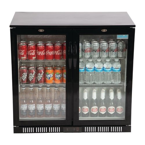 Polar Refrigeration  G-Series Back Bar Cooler with Hinged Doors 198Ltr