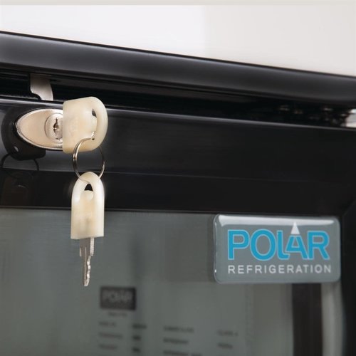 Polar Refrigeration  G-Series Back Bar Cooler with Hinged Doors 198Ltr