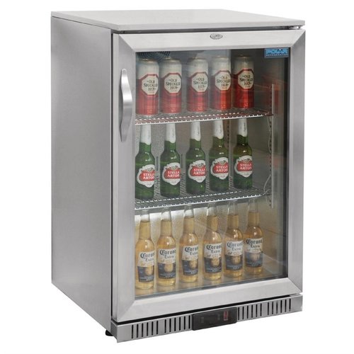 Polar Refrigeration  G-Series Back Bar Cooler with Hinged Door Stainless Steel 138Ltr