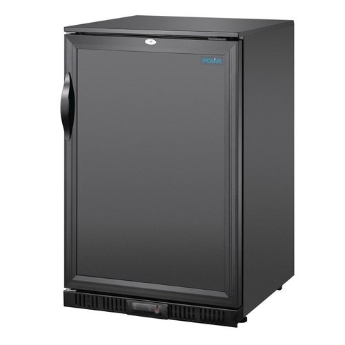 Polar Refrigeration  G-series 850mm Single Door Back Bar Cooler Solid Door 128 Ltr