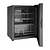 Polar Refrigeration  Chłodziarka na wino nablatowa 1-drzwiowa 48L, 16 butelek od 5°C do 18°C, drzwi uchylne, czarna