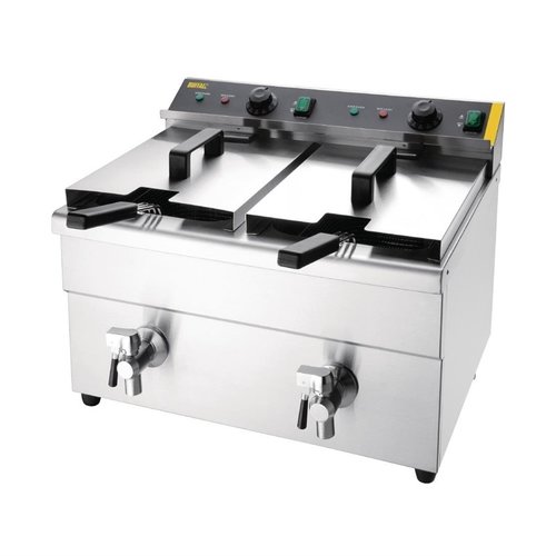 Buffalo Twin Tank Induction Fryer 2x3kW