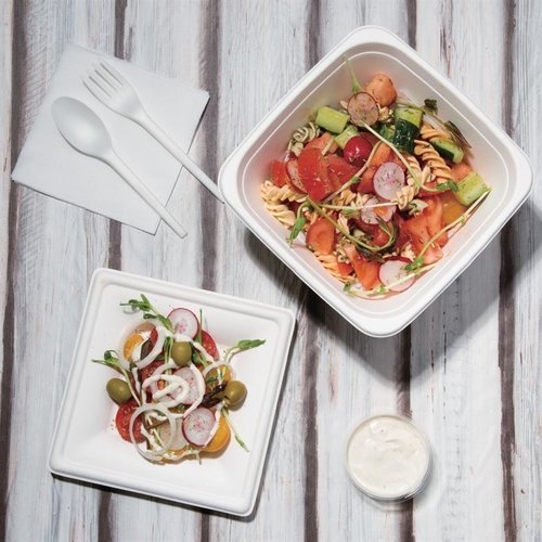 Fiesta Green Fiesta Compostable Bagasse Square Bowls 32oz (Pack of 50) Fiesta Green Fiesta Compostable Bagasse Square Bowls 32oz (Pack of 50)