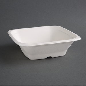 Fiesta Green Fiesta Compostable Bagasse Square Bowls 24oz (Pack of 50) Fiesta Green Fiesta Compostable Bagasse Square Bowls 24oz (Pack of 50)