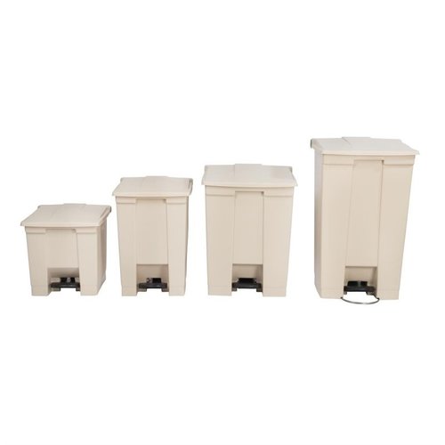 Rubbermaid Step On Pedal Bin Beige 87Ltr Rubbermaid Step On Pedal Bin Beige 87Ltr