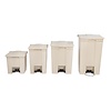 Rubbermaid Step On Pedal Bin Beige 68Ltr