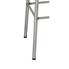 Bolero Galvanised Steel High Stools with Wooden Seatpad (Pack of 4)