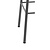 Bolero Wysoki stołek barowy z drewnianym siedziskiem i metalową ramą (h)780 mm (4 szt.)