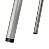 Bolero Niski stołek ze stali ocynkowanej z drewnianą nakładką na siedzisko (h)470 mm (4 szt.)