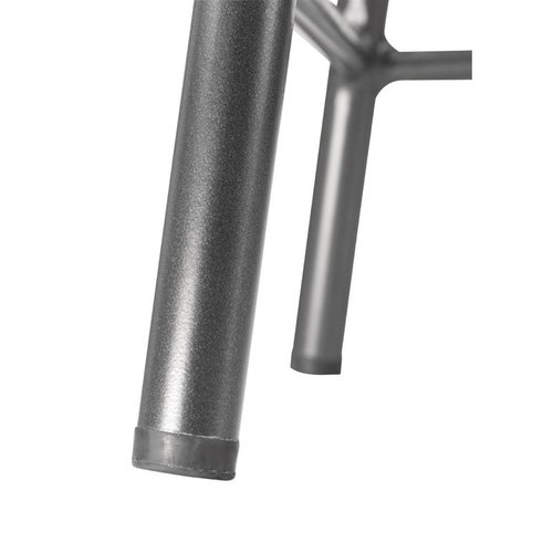 Bolero Niski stołek barowy z drewnianym siedziskiem i metalową ramą (h)470 mm (4 szt.)