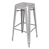 Bolero Bistro Galvanised Steel High Stool (Pack of 4)