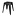 Bolero Niski taboret Bistro stalowy, (h)460mm, (4 szt.), czarny
