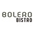 Bolero Niski taboret Bistro stalowy, (h)460mm, (4 szt.), czarny
