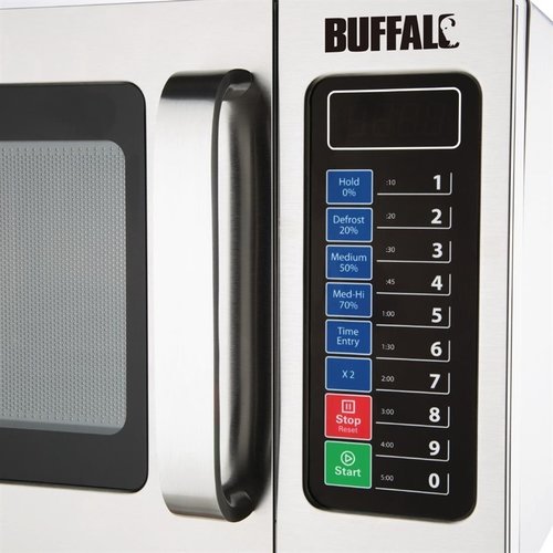 Buffalo Programmable Commercial Microwave 25ltr 1000W Buffalo Programmable Commercial Microwave 25ltr 1000W