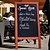 Securit Tablica menu 1350x700, mahoń