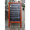 Securit Tablica menu 1350x700, mahoń