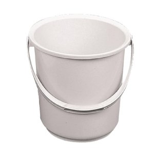 Jantex Plastic Bucket White 8Ltr Jantex Plastic Bucket White 8Ltr