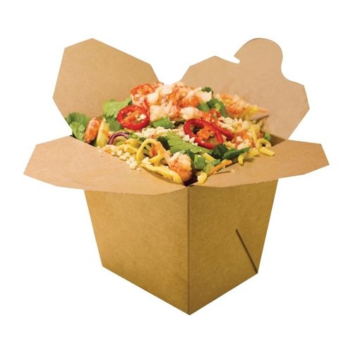 Vegware 32oz kraft noodle box (Pack 400)
