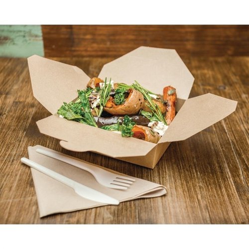 Vegware Compostable Paperboard Food Boxes No.8 1300ml / 46oz (Pack of 300)