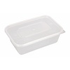 XXLselect Premium Takeaway Food Containers With Lid 650ml / 23oz (Pack of 250) XXLselect Premium Takeaway Food Containers With Lid 650ml / 23oz (Pack of 250)