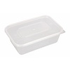 XXLselect Premium Takeaway Food Containers With Lid 650ml / 23oz (Pack of 250) XXLselect Premium Takeaway Food Containers With Lid 650ml / 23oz (Pack of 250)