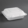 Fiesta Green Fiesta Compostable Bagasse Hinged Food Containers 236mm (Pack of 200) Fiesta Green Fiesta Compostable Bagasse Hinged Food Containers 236mm (Pack of 200)
