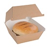 Fiesta Green Fiesta Kompostowalne Kraft Burger Pudełka Duże 112mm (150 szt.)