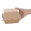 Fiesta Green Fiesta Kompostowalne Kraft Burger Pudełka Duże 112mm (150 szt.)